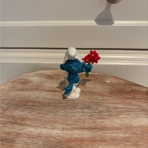 Vintage Smurf Figurine